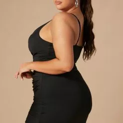 Fashion Nova Shanghai Ruched Dress - Black 36 Fashion Nova Shanghai Ruched Dress - Black -Fashion Nova Dresses Shop 10 17 22Studio7 KJ DJ 14 40 14 54 D738 Black 0991 PLUS PB