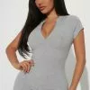 Fashion Nova Rachel Ribbed Mini Dress - Heather Grey -Fashion Nova Dresses Shop 10 18 22Studio2 KJ ON 10 20 29 12 RD46060 HeatherGrey 0163 ES