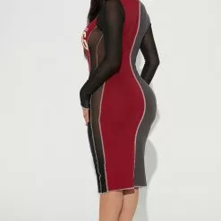 Fashion Nova Legacy Midi Dress - Burgundy/combo 10 Fashion Nova Legacy Midi Dress - Burgundy/combo -Fashion Nova Dresses Shop 10 18 22Studio2 KJ ON 11 51 34 33 D29629 Burgundycombo 0490 KS