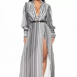 Fashion Nova Nora Striped Maxi Dress - Black/White 11 Fashion Nova Nora Striped Maxi Dress - Black/White -Fashion Nova Dresses Shop 10 19 20Studio1 JP SA 14 57 48 31 DR1427 BlackWhite 3634 RA