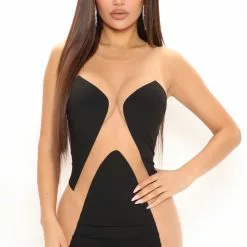 Fashion Nova Talk of Town Mini Dress - Black -Fashion Nova Dresses Shop 10 21 21Studio2 SN KP 10 50 57 12 FNT260 Black 2320 DC