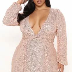 Fashion Nova Kinsley Sequin Maxi Dress - Rose Gold 13 Fashion Nova Kinsley Sequin Maxi Dress - Rose Gold -Fashion Nova Dresses Shop 10 21 21Studio3 CE MJ 12 19 27 24 LD6948 RoseGold 6104 PLUS EH