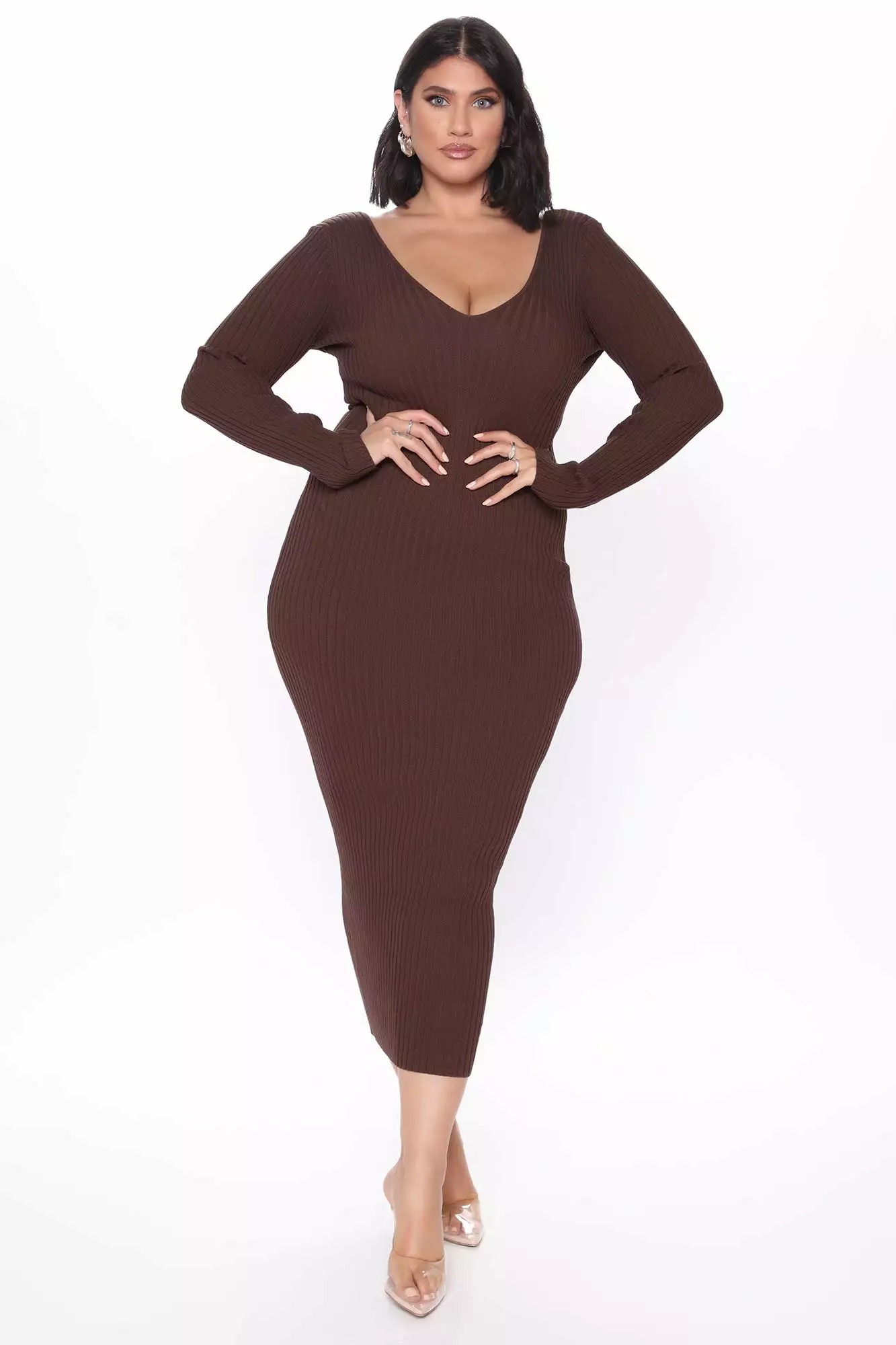 Fashion Nova Kallan Knit Dress - Brown 12 Fashion Nova Kallan Knit Dress - Brown - Image 10