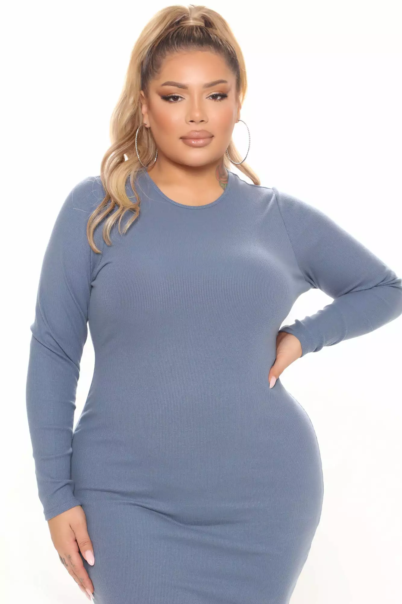 Fashion Nova Coming Around Mini Dress - Blue 8 Fashion Nova Coming Around Mini Dress - Blue - Image 6