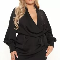 Fashion Nova I'm The One Mini Dress - Black -Fashion Nova Dresses Shop 11 01 21Studio1 ME DJ 14 28 58 53 CJ3311A Black 8965 PLUS DC