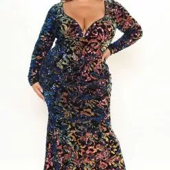 Fashion Nova Magical Moment Sequin Maxi Gown - Black/Blue 16 Fashion Nova Magical Moment Sequin Maxi Gown - Black/Blue -Fashion Nova Dresses Shop 11 01 21Studio2 SN RL 12 52 04 28 PD7515EFN BlackBlue 5333 PLUS KL