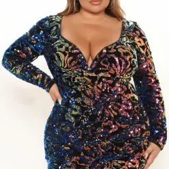 Fashion Nova Magical Moment Sequin Maxi Gown - Black/Blue 17 Fashion Nova Magical Moment Sequin Maxi Gown - Black/Blue -Fashion Nova Dresses Shop 11 01 21Studio2 SN RL 12 52 07 28 PD7515EFN BlackBlue 5334 PLUS KL