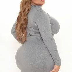 Fashion Nova Higher Up Mini Dress - Charcoal -Fashion Nova Dresses Shop 11 01 21Studio2 SN RL 14 15 20 33 JD45212L Charcoal 5374 PLUS KL