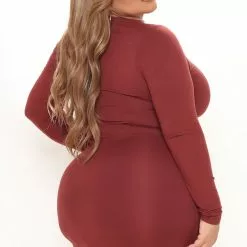 Fashion Nova Kari Ruched Mini Dress - Wine 21 Fashion Nova Kari Ruched Mini Dress - Wine -Fashion Nova Dresses Shop 11 01 21Studio2 SN RL 14 56 27 42 JD45246L Wine 5445 PLUS DC