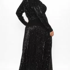 Fashion Nova Vienna Mini Sequin Maxi Dress - Black -Fashion Nova Dresses Shop 11 02 20Studio3 CE SA 14 12 44 62 LD51723Z Black 0596 PLUS KL