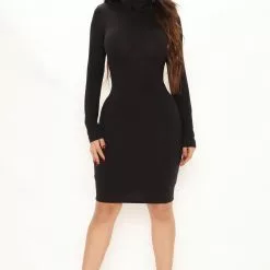 Fashion Nova Higher Up Mini Dress - Black