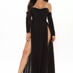 Fashion Nova Elegantly Fab Off Shoulder Maxi Dress - Black -Fashion Nova Dresses Shop 11 04 20Studio2 MS SD 14 13 01 37 R9812 Black 2341 JK