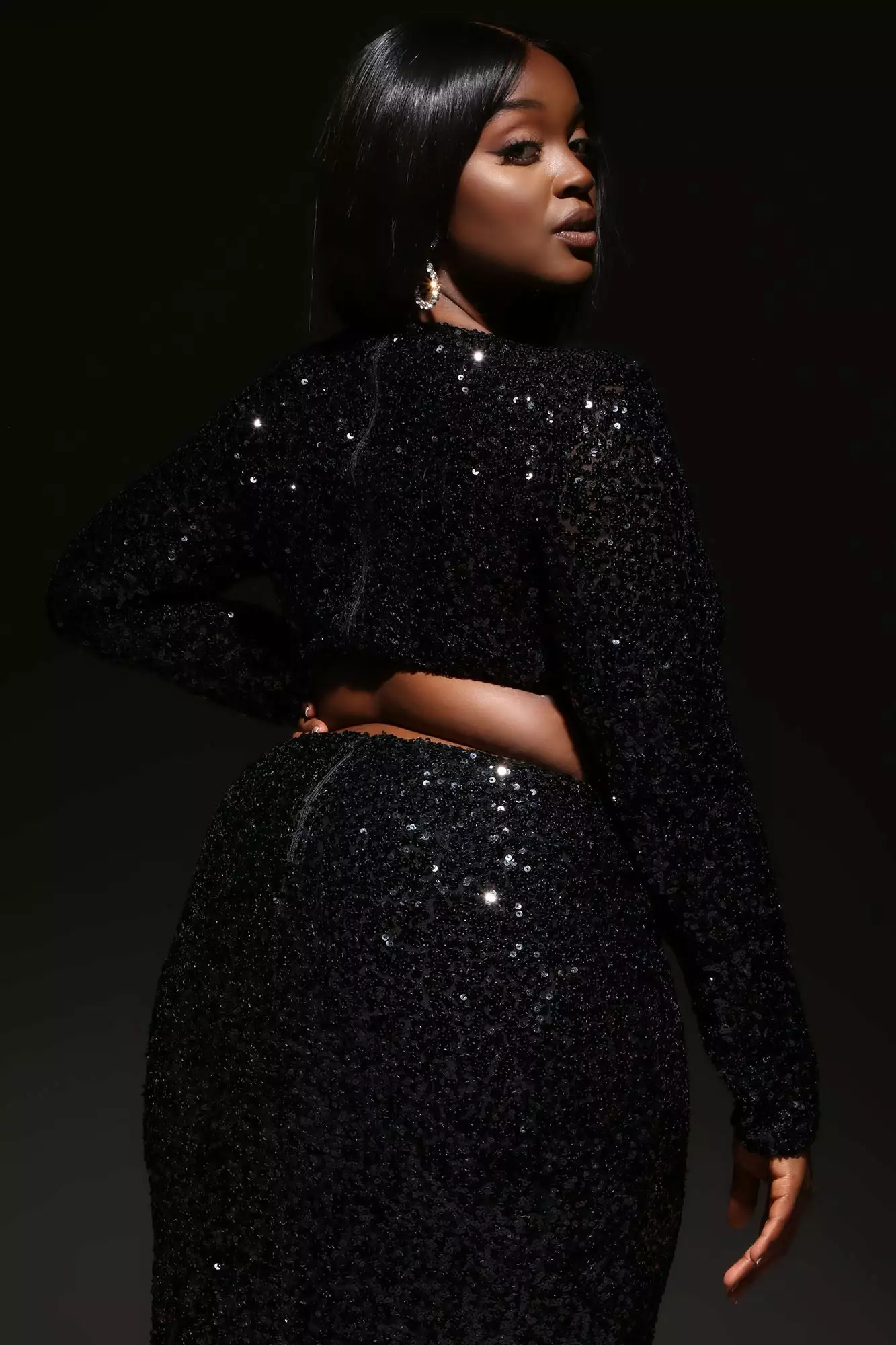 Fashion Nova Madeline Embellished Maxi Dress - Black 8 Fashion Nova Madeline Embellished Maxi Dress - Black - Image 6