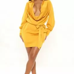 Fashion Nova I'm The One Mini Dress - Mustard 11 Fashion Nova I'm The One Mini Dress - Mustard -Fashion Nova Dresses Shop 11 11 21Studio3 RT KP 16 42 20 60 CJ3311A Mustard 1470 EH