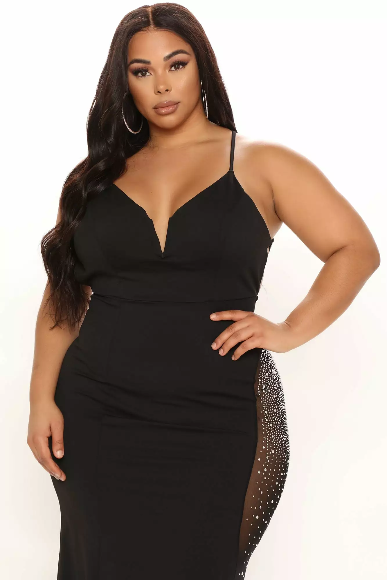 Fashion Nova Fierce Moment Maxi Dress - Black 8 Fashion Nova Fierce Moment Maxi Dress - Black - Image 6