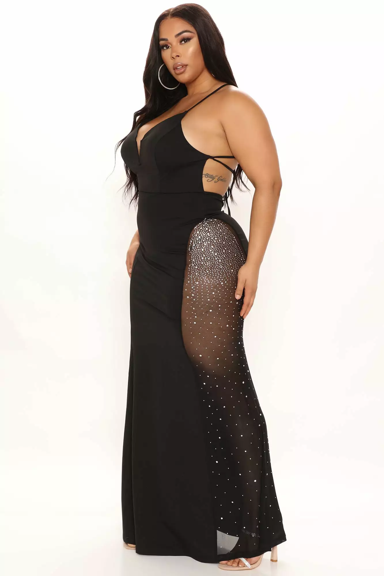 Fashion Nova Fierce Moment Maxi Dress - Black 9 Fashion Nova Fierce Moment Maxi Dress - Black - Image 7