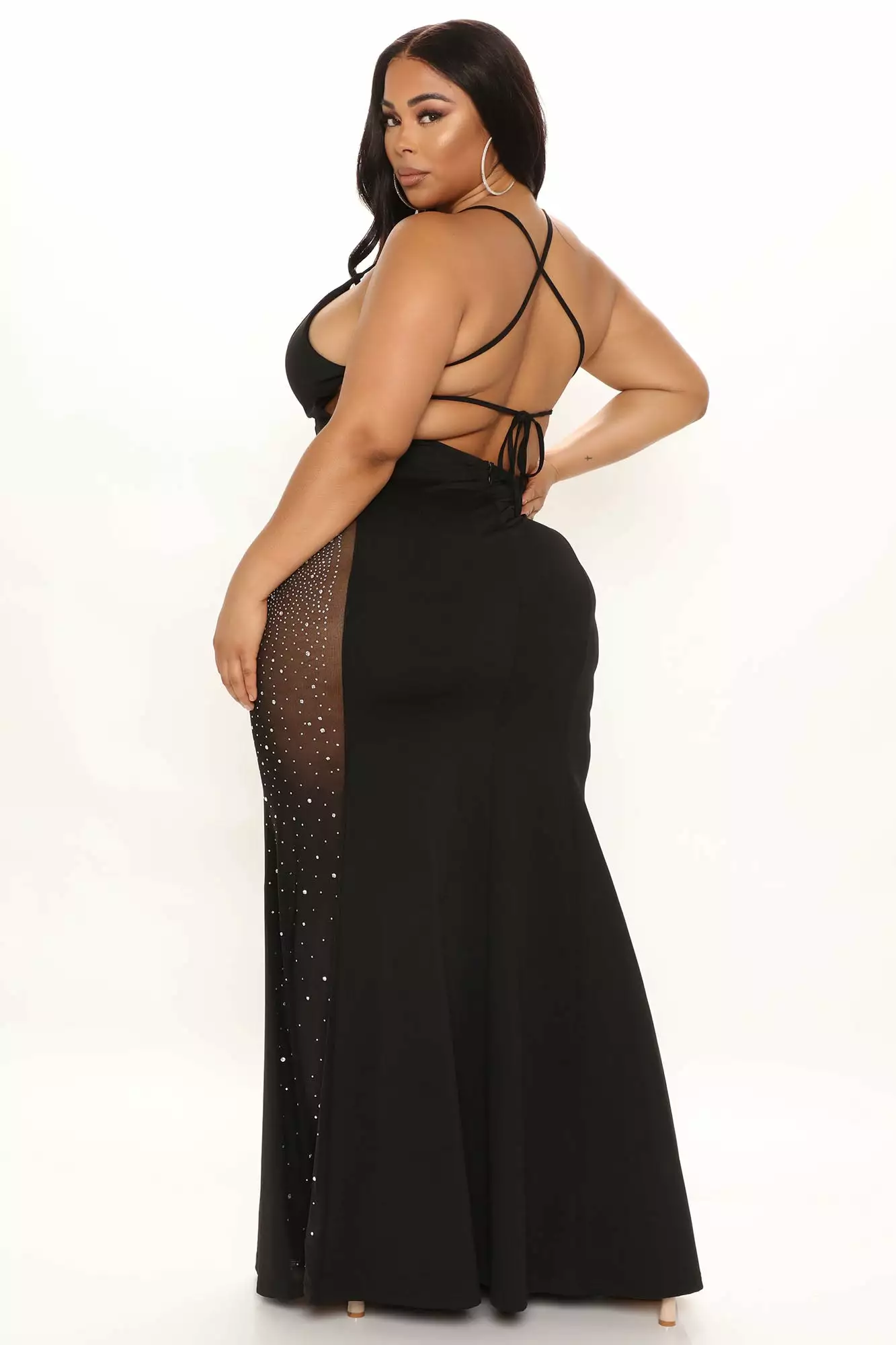 Fashion Nova Fierce Moment Maxi Dress - Black 11 Fashion Nova Fierce Moment Maxi Dress - Black - Image 9