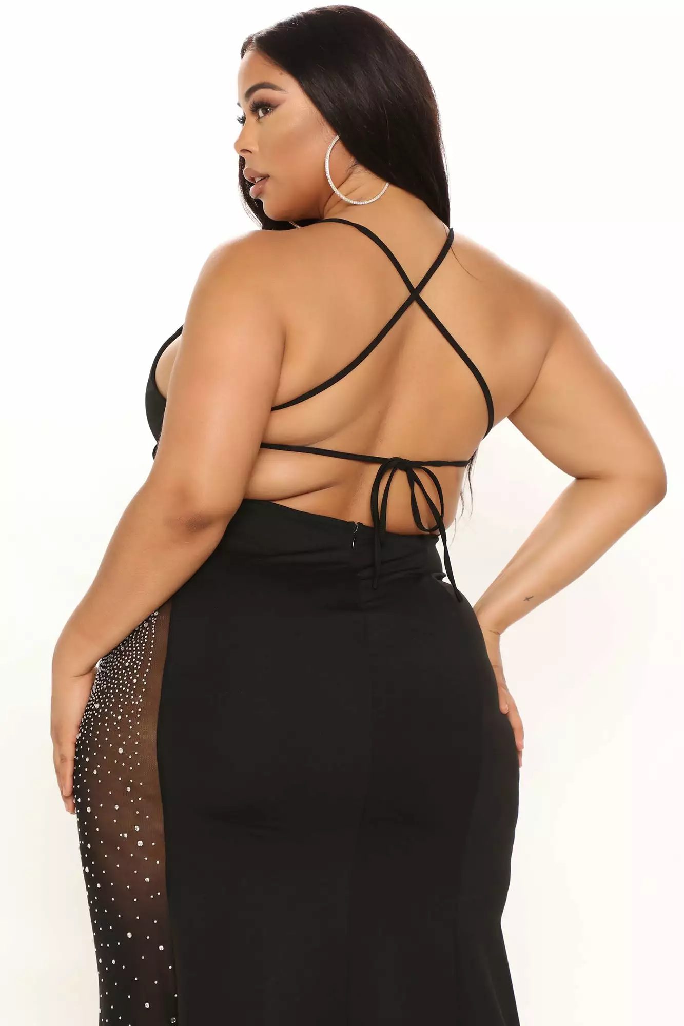 Fashion Nova Fierce Moment Maxi Dress - Black 10 Fashion Nova Fierce Moment Maxi Dress - Black - Image 8