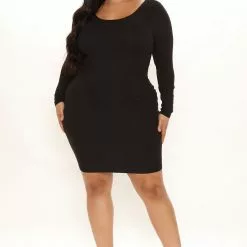 Fashion Nova Jill Double Lined Mini Dress - Black 17 Fashion Nova Jill Double Lined Mini Dress - Black -Fashion Nova Dresses Shop 11 15 21Studio3 ME KP 11 40 15 28 RD44587L Black 2405 PLUS KL