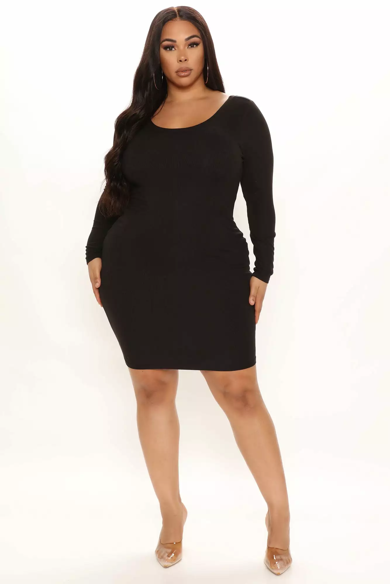 Fashion Nova Jill Double Lined Mini Dress - Black 9 Fashion Nova Jill Double Lined Mini Dress - Black - Image 7