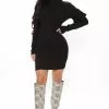 Fashion Nova Mauna Long Sleeve Mini Dress - Black -Fashion Nova Dresses Shop 11 17 20Studio3 CE SA 14 55 54 55 RD33752L Black P 0837 EH
