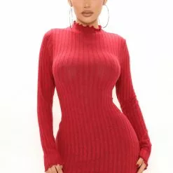 Fashion Nova Daytime Dreamer Mini Dress - Red