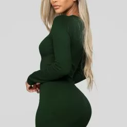 Fashion Nova Show Some Sass Sweater Dress - Hunter Green -Fashion Nova Dresses Shop 11 20 18 Studio 2 11 16 38 RD33874L Hunter CC 14834 CC AG scaled