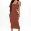 Fashion Nova Feeling Reborn Midi Dress - Brown -Fashion Nova Dresses Shop 11 20 20Studio1 JP MJ 10 54 28 4 JD39756 Brown P 3628 RA