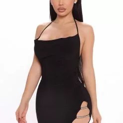 Fashion Nova Kelsey Cowl Neck Mini Dress - Black -Fashion Nova Dresses Shop 11 20 20Studio2 PA BB 10 25 27 5 ID3544 Black 2406 EH