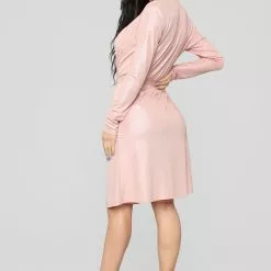Fashion Nova Metallic Mami Dress Set - Pink -Fashion Nova Dresses Shop 11 23 18 Studio 2 09 18 34 ST5316 Pink 0434 JD scaled