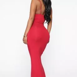 Fashion Nova Ajay Maxi Dress - Red -Fashion Nova Dresses Shop 11 29 19 Studio 1 11 58 18 14 D1330B Red 3859 JK JK