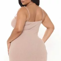 Fashion Nova Wrapped In Warmth Dress Set - Taupe -Fashion Nova Dresses Shop 11 30 20Studio1 JP MJ 10 26 03 16 DJ5470 Taupe PLUS 3748 RA