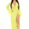 Fashion Nova Feeling Spoiled Satin Maxi Dress - Chartreuse -Fashion Nova Dresses Shop 11 30 21Studio2 ME RL 12 04 27 47 DWRZ12972 Chartreuse 0464 PB