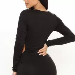 Fashion Nova Calm Down Mini Dress - Black -Fashion Nova Dresses Shop 11 30 21Studio3 CE JB 15 05 34 56 D823797 Black 10038 MH