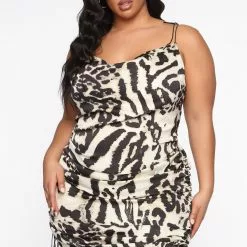 Fashion Nova Paw At My Strings Leopard Slip Dress - Brown/combo -Fashion Nova Dresses Shop 12 03 19 Studio 3 RM ES 14 16 11 50 DWRZ001 Browncombo 0745 PLUS NT 1