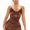 Fashion Nova Love You More Satin Mini Dress - Brown 1 Fashion Nova Love You More Satin Mini Dress - Brown -Fashion Nova Dresses Shop 12 07 20Studio2 CE RL 10 16 10 6 DA26097 Brown 11435 NT