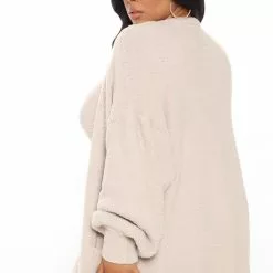 Fashion Nova Living In It Cozy Dress Set - Taupe -Fashion Nova Dresses Shop 12 07 20Studio3 PA MJ 10 59 21 21 D6607C Taupe 0691 PLUS WG