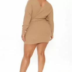 Fashion Nova Just Between Us Sweater Dress - Camel 17 Fashion Nova Just Between Us Sweater Dress - Camel -Fashion Nova Dresses Shop 12 07 20Studio3 PA MJ 14 25 19 52 0520 PLUS RG
