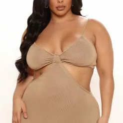 Fashion Nova Walk On The Beach Maxi Dress - Mocha -Fashion Nova Dresses Shop 12 07 21Studio3 CE MJ 13 49 44 53 EP1171 Mocha 2682 PLUS WG