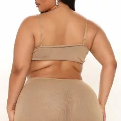 Fashion Nova Walk On The Beach Maxi Dress - Mocha -Fashion Nova Dresses Shop 12 07 21Studio3 CE MJ 13 50 14 53 EP1171 Mocha 2691 PLUS WG