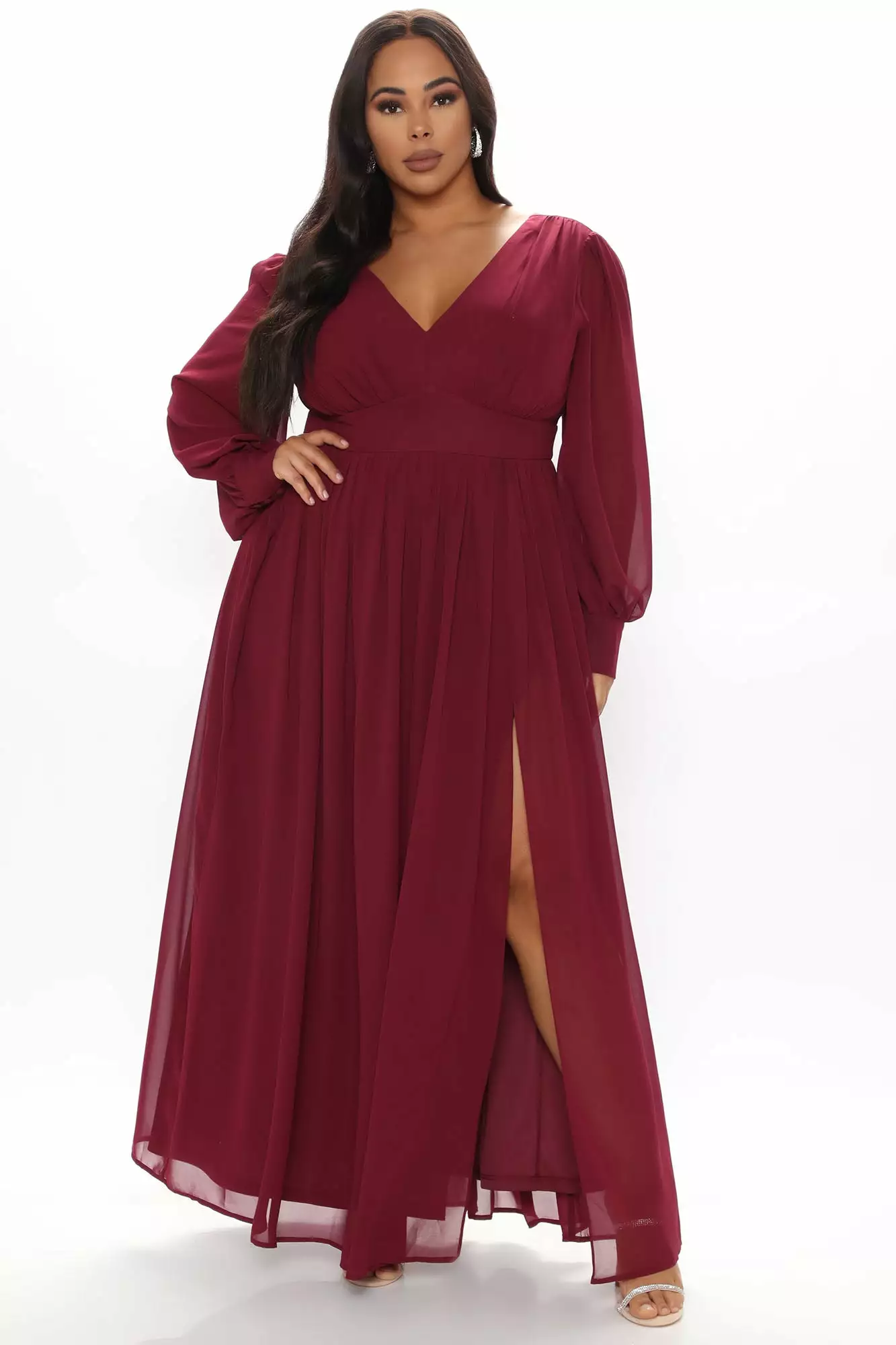 Fashion Nova I'm The One Maxi Dress - Burgundy 3 Fashion Nova I'm The One Maxi Dress - Burgundy
