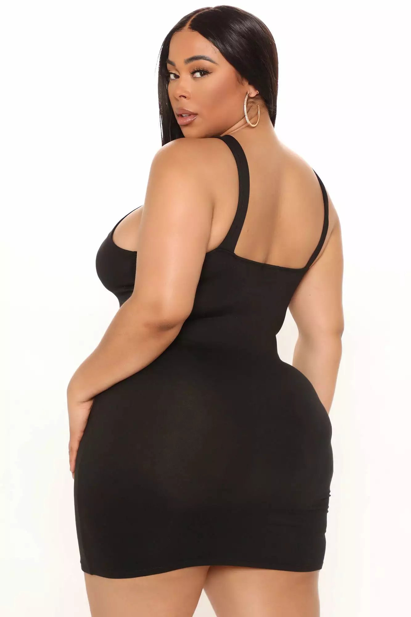 Fashion Nova Gina Double Lined Mini Dress - Black 10 Fashion Nova Gina Double Lined Mini Dress - Black - Image 8