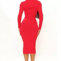 Fashion Nova Free My Mind Midi Dress - Red -Fashion Nova Dresses Shop 12 13 21Studio2 RT KJ 10 05 48 5 FNT015 Red P 4507 SG