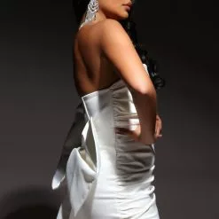 Fashion Nova Antoinette Satin Mini Dress - White -Fashion Nova Dresses Shop 12 15 21Studio3 ME KG 14 40 32 45 A45926 White 19551 PB