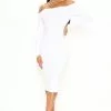 Fashion Nova Hilaria Ribbed Midi Dress - White -Fashion Nova Dresses Shop 12 21 21Studio2 DM CP 14 56 03 40 NW0005 White 9096 EH