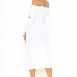 Fashion Nova Hilaria Ribbed Midi Dress - White 10 Fashion Nova Hilaria Ribbed Midi Dress - White -Fashion Nova Dresses Shop 12 21 21Studio2 DM CP 14 57 04 40 NW0005 White 9102 EH