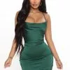 Fashion Nova Tall All To Myself Satin Mini Dress - Emerald -Fashion Nova Dresses Shop 12 3 20Studio1 DM MJ 10 35 06 4 TDR1312 Emerald 3628 WG