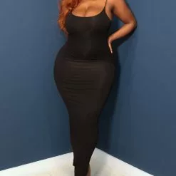 Fashion Nova Ajay Maxi Dress - Black -Fashion Nova Dresses Shop AjayMaxiDress Black MER PLUS 2