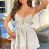 Fashion Nova Alaina Mini Dress - White 1 Fashion Nova Alaina Mini Dress - White -Fashion Nova Dresses Shop AlainaMiniDress White MER