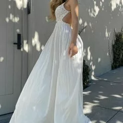 Fashion Nova Ancient Rome Dress - White